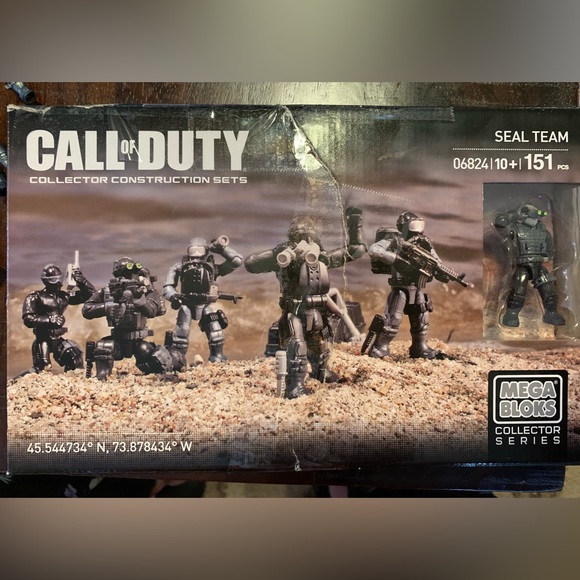 Mega Bloks, Call of Duty, Seal Team, 06824, Opened Box, Majority Pieces Included - Picture 1 of 14